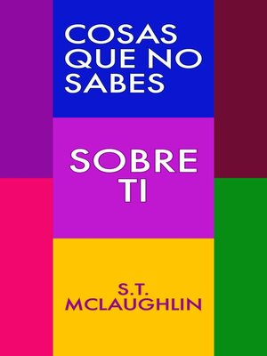 cover image of Cosas que no sabes sobre ti
